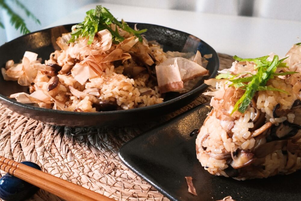 Dancing Umami Mushroom Rice